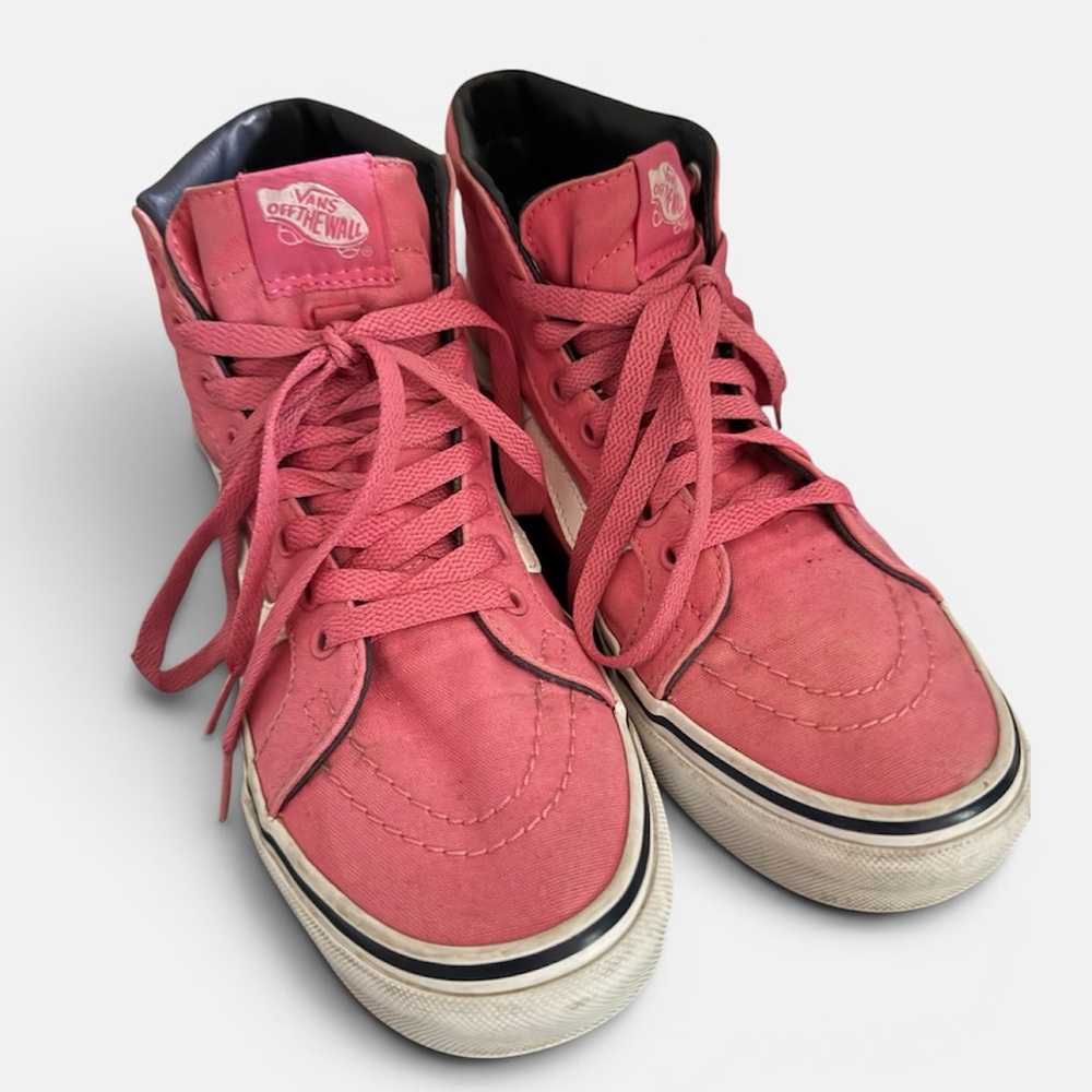 VANS Old Skool Bubble Gum Pink High Top Sz 7